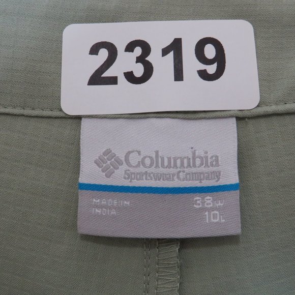 Columbia* Men's 1.5" Belt Loop Multipocketed Snap Closure Flat Front Shorts~ 38W - Picture 3 of 12